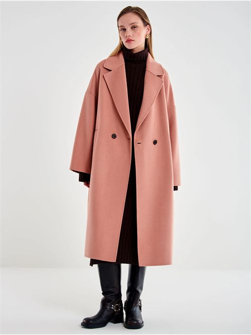 Cappotto Ovetto Oversized VICOLO | TF0003/ROSA